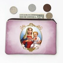 Our Lady Of Sorrows : Gift Coin Purse Sagrado Corazon Baby Jesus Catholic Christ - £7.95 GBP