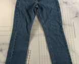 Carhartt Mens Jeans 31x32 Blue Straight Leg Cotton Traditional Fit Leath... - $24.74
