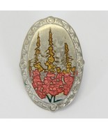 Fireweed Flowers Pin Heavy Beautiful 1.2&#39; Tall X .8 Wide Jewelry - $236.32 MXN
