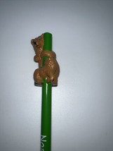 Vintage Noah&#39;s Ark Pencil with Bears Attached to Top - $13.99