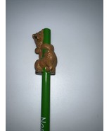 Vintage Noah&#39;s Ark Pencil with Bears Attached to Top - £11.12 GBP