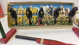 Vintage Jaymar Crow Shoot, shooting gallery toy with toy rifle. - £199.83 GBP