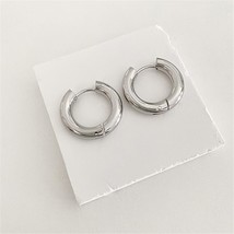 kshmir 2021 Fashion Titanium Steel Earrings Daily metal ring earrings Earrings w - £10.50 GBP
