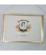 La Palina El Diario Cigar Box Wood 9x6x2 Inch EMPTY Tobacciana - $421.85 MXN