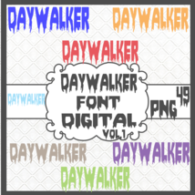 DayWalker Font Digital Vol.1 - $5.00