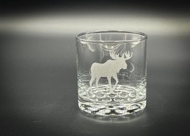 Moose - Etched 10.25 oz Rocks Glass - £11.00 GBP