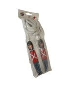 Wooden Handled Jump Rope Nutcracker Cotton By Larsen Danmark Danish Desi... - €9,65 EUR
