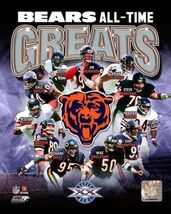 Chicago Bears NFL Vintage Logo Poster Print on Metal Sign 12x8in Old New K - $34.72 CAD