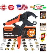 Effortless Snap Installation Tool - 100 Color Snaps for Boat and Fabric ... - €60,07 EUR