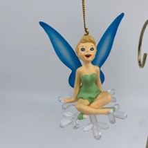 TinkerBell Disney Grolier Christmas Magic Ornament Figurine Peter Pan Snowflake - £8.84 GBP