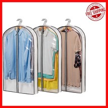 Large Capacity Clear Clothing Bags with Dust-Resistant Zipper Closure - ... - $538.03 MXN