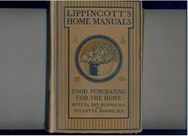 FOOD PURCHASING FOR THE HOME  1930  vintage manual  photos  - £9.48 GBP
