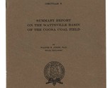 Summary Report on the Wattsville Basin of the Coosa Coal Field - Walter ... - $9.99