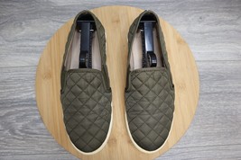 Steve Madden Shoe Womens 8 B Flats Loafer Green Quilted Casual Comfort - £20.88 GBP