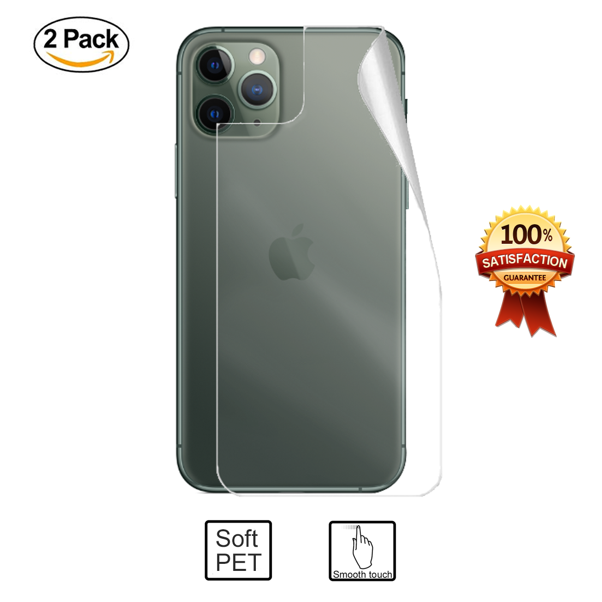 2x 3D CLEAR PET Soft Back Film Screen Protector for Apple iPhone 11 Pro Max - $4.99