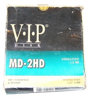 8 X V.I.P. 5.25&quot; 5,25&quot; floppy disk boxed - £10.57 GBP