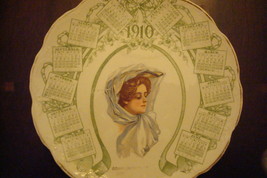 N.C.Co. / E.L.O. calendar plate 1910 Gibson girl (National China Company... - $59.40