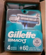 6 paks Gillette Mach3 Razor Cartridges, 4 ct. cartridges NEW - $38.52