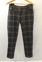 7th Avenue Women Dress Pants Flat Front Zip Leg Gray Size 0 - £10.97 GBP