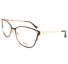 Kensie Girl Eyeglasses Frames Inspiration BR Brown Pink Semi Rimmed 51-15-135 - £36.38 GBP