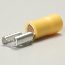 K4 3/8&quot; Yellow Female Slide On Terminal For 10-12 Gauge Wire/Qty 12 Pack - £14.34 GBP