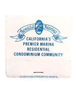 Benicia Marina Condominium Vintage Matchbook California Unstruck E34m6 - $19.99