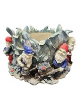 Garden Gnome Planter Pot Troll Fairy Resin 9&quot; Base - $42.27 CAD