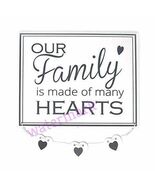 "OUR FAMILY IS MADE OF MANY HEARTS" QUOTE PUBLICITY PHOTO - $9.67
