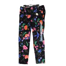 NWT Old Navy Pixie Floral Print Pants Women&#39;s 6 Stretch 30x27 Birds Cott... - $28.00