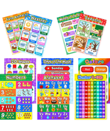 10 Pcs - Educational Preschool Poster for Toddler and Kid with Glue Poin... - £39.33 GBP