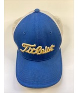 Titleist Mens Golf Flexfit Hat Cap Blue Yellow Breathable S/M UCLA Colors - £11.66 GBP
