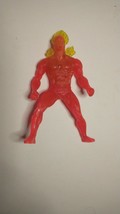 Vintage Marvel Human Torch 1996 Action Figure approx. 3 inch tall - £4.49 GBP