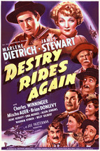 Destry Rides Again James Stewart Marlene Dietrich Brian Donlevy 16x20 Canvas - £55.29 GBP