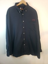 Pizza Hut Employee Long Sleeve Button Up Shirt Work Shirt 3XL Embroidere... - $19.64