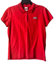 Red Nike Ole Miss polo Shirt Size Large Rebels Game Day College Shirt - £12.11 GBP