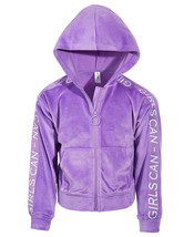 ID Ideology Toddler and Little Girls Girls Can Hooded Zip-up Jacket, Siz... - $17.23