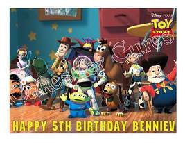 Toy Story Buzz, Woody, Jessie Edible Cake Image Cake Topper - £7.94 GBP+
