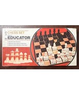 Collectors’ Series Edition V Educator Chess Set + Wooden Checkers Learn ... - $30.42 CAD