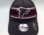 NEW Atlanta Falcons New Era NFL 39Thirty Black Stretch Fitted Hat Men&#39;s ... - £19.74 GBP