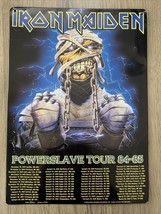 2006 Iron Maiden Powerslave Tour 84-85 Tin Sign Bar 11.5”x8.25” Licensed RARE - £27.16 GBP