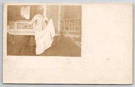 RPPC Man Dressed As Woman Guess Who 1907 To Hubley In Lynn MA Postcard A46 - £11.22 GBP