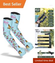 Machine Washable UV Arm Sleeves: Comfortable &amp; Protective for Outdoor Ac... - $59.35