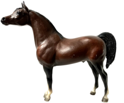 Breyer Traditional Horse Proud Arab Stallion PAS matte satin Bay Arabian  - £66.16 GBP