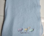 Carters John Lennon Fleece Baby Blanket Crib Real Love Imagine Blue 28x40&quot; - £59.30 GBP