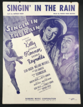 VTG 1932 SINGIN&#39; IN THE RAIN Gene Kelly Debbie Reynolds Sheet Music Musical - $12.19