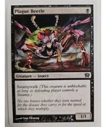 MTG Magic The Gathering Card Plague Beetle Creature Insect Black 9th Edi... - £3.81 GBP