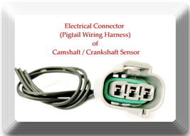 Connector of Camshaft Position Sensor PC617 Fits Chevrolet GMC 2004-2005 Diesel - £12.10 GBP
