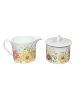 Wedgwood Summer Bouquet Creamer & Sugar Bowl Set Bone China England Vtg ... - €41,66 EUR Wedgwood Summer Bouquet Creamer & Sugar Bowl Set Bone China England Vtg ... - €41,66 EUR
