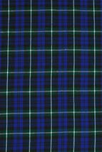 8 Yards Kilt 13oz Clan Campbell Acrylic Wool Tartan Scottish Blue Print ... - £64.74 GBP