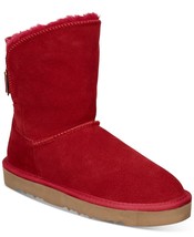 Style &amp; Co Women&#39;s Teenyy Winter Booties Red Size 6M (No box) B4HP - £23.68 GBP